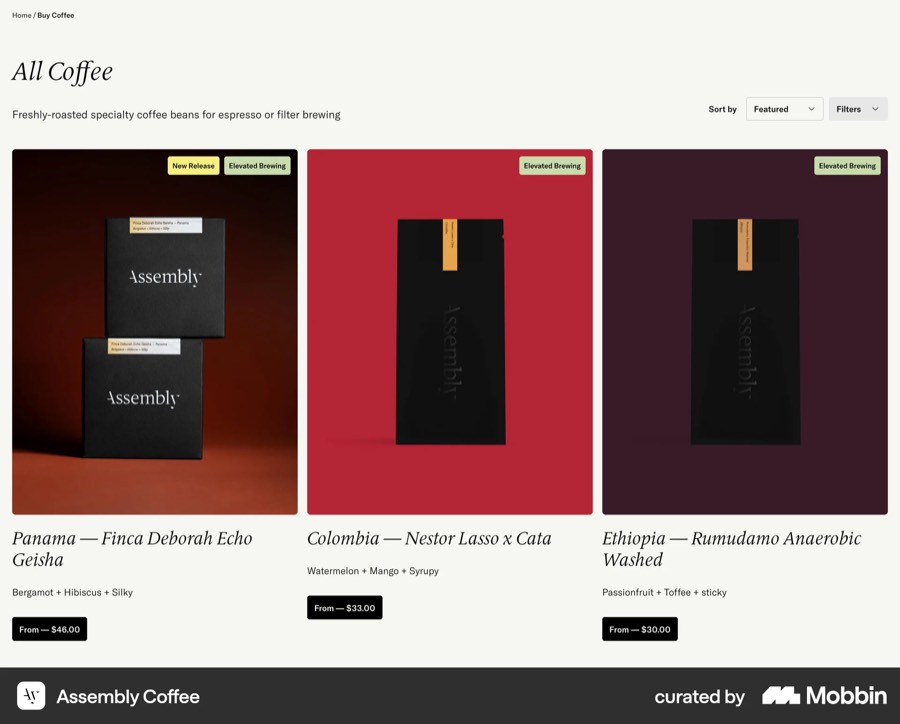Assembly Coffee reference